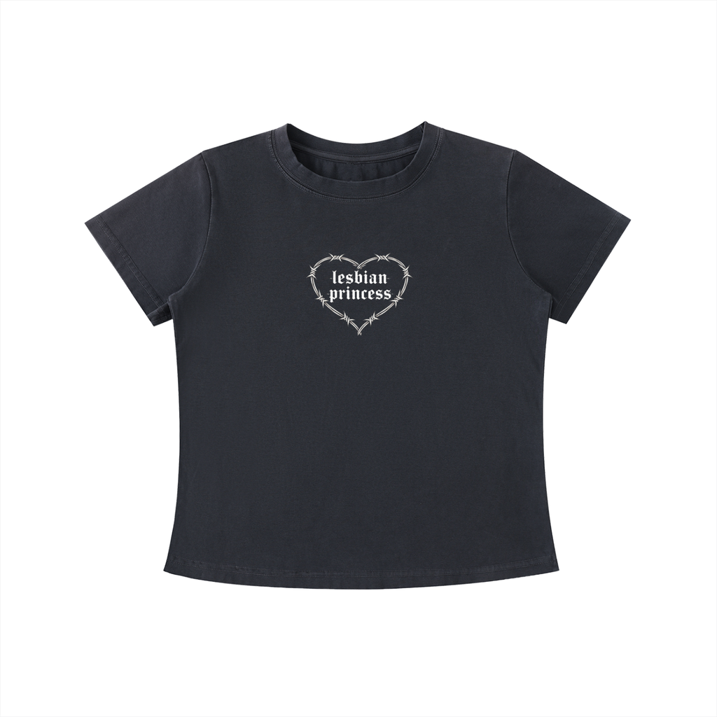 Lesbian Princess Vintage Wash Slim Fit T-shirt