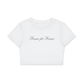 Femme for Femme Fitted Crop Cotton T-Shirt