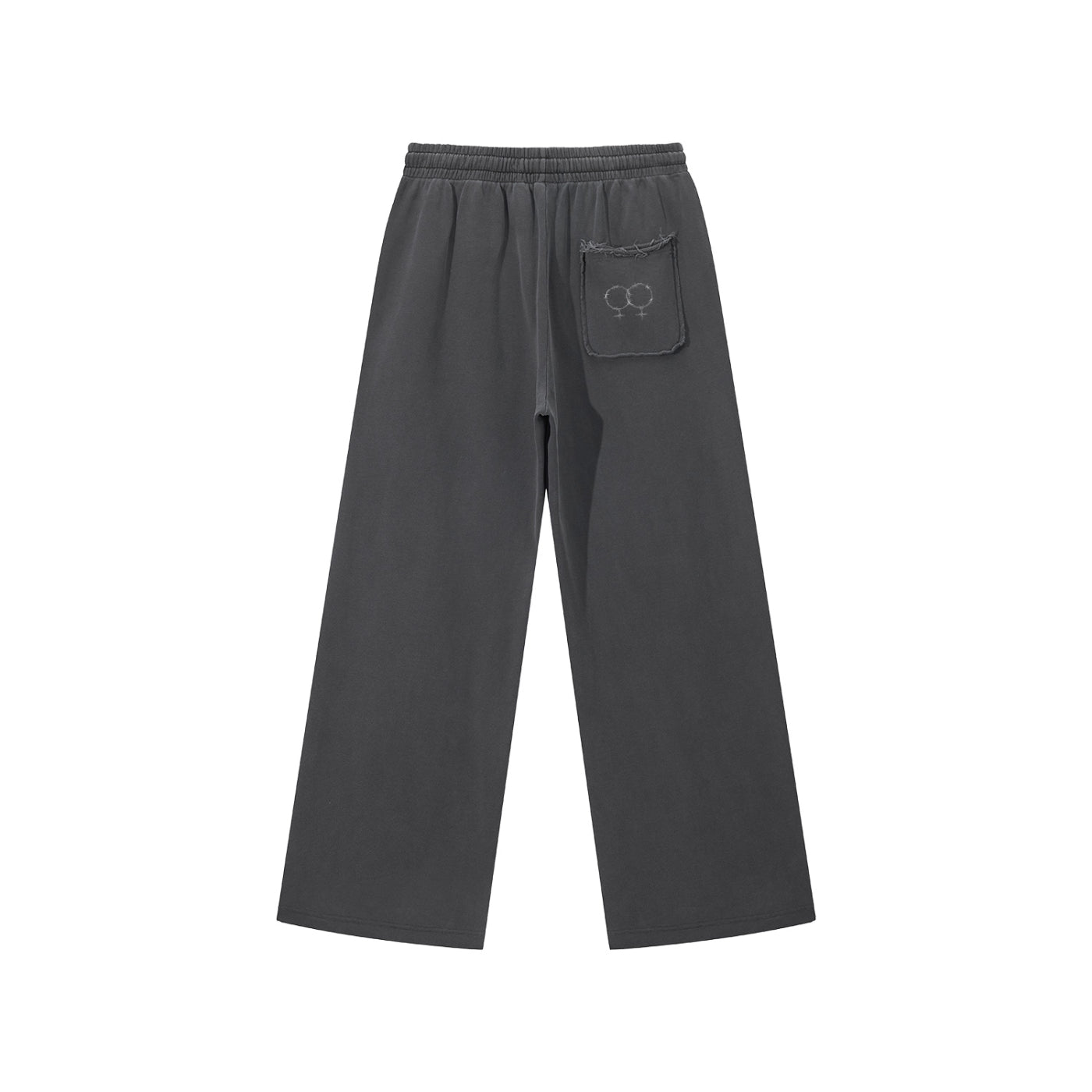 Double Venus Snow Washed Raw Edge Sweatpants