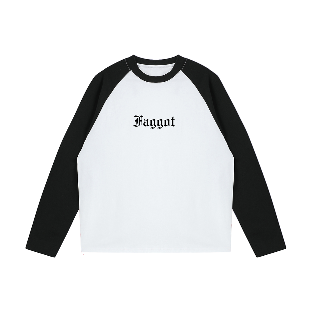 Faggot Raglan Long-Sleeve T-Shirt