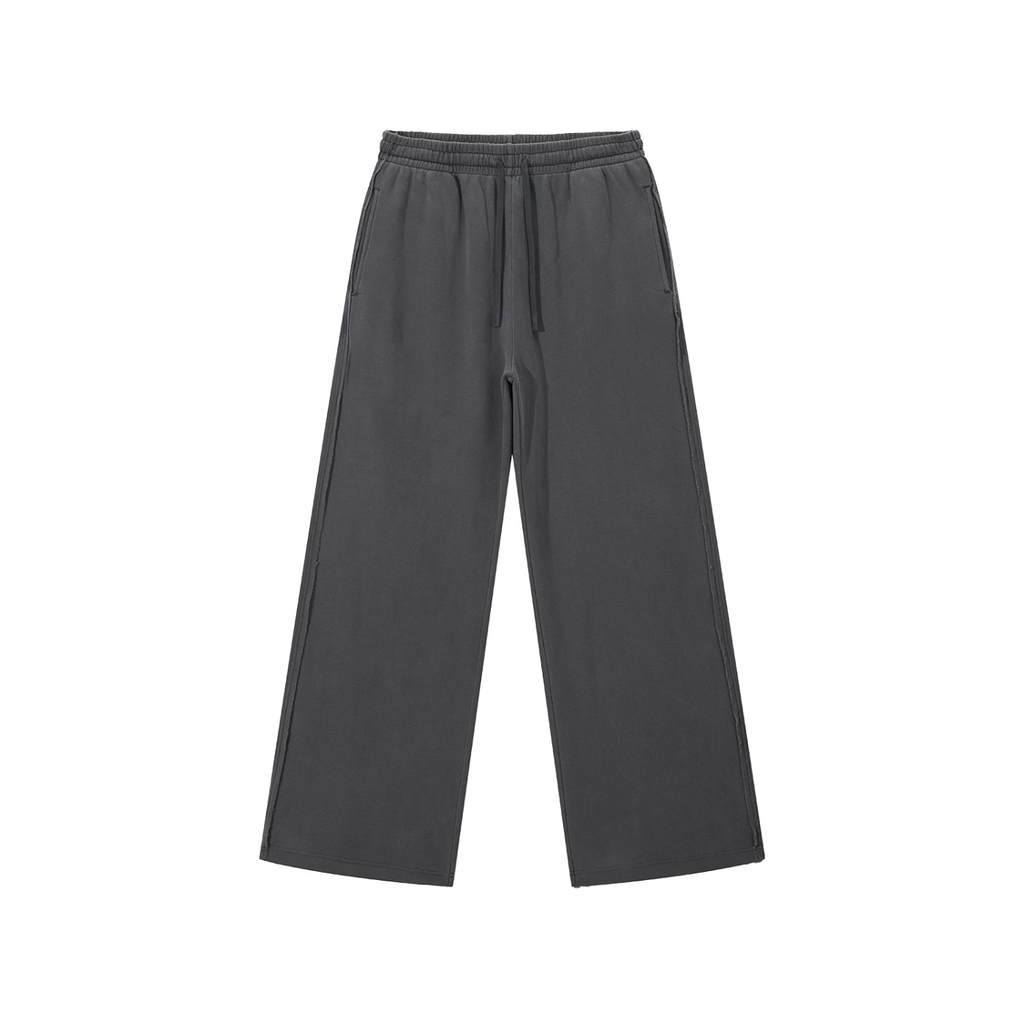 Double Venus Snow Washed Raw Edge Sweatpants