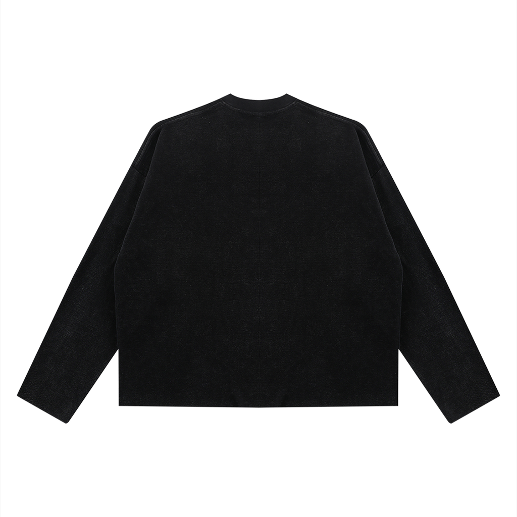 SCISSORS Boxy Waffle Shirt