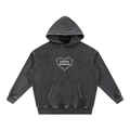 Lesbian Princess Snow Wash Fleece Oversize Hoodie