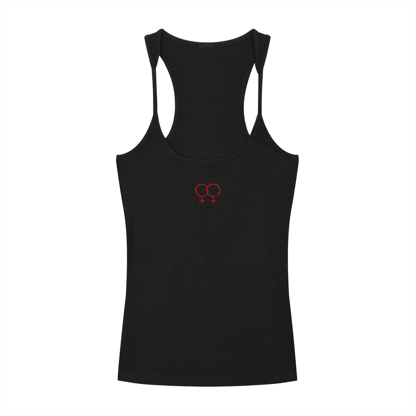 Double Venus Slim Fit Ribbed Racerback Tank Top