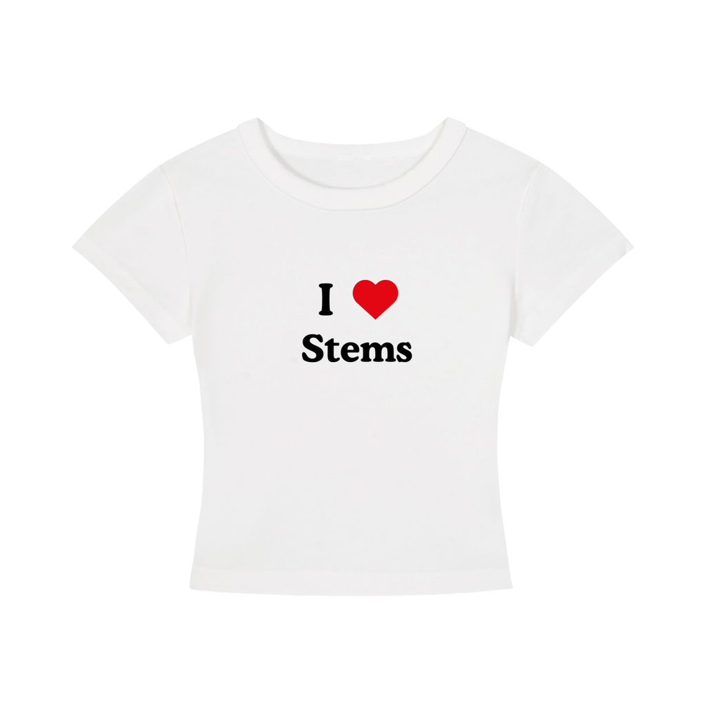 I LOVE STEMS Cropped T-Shirt