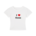 I LOVE STEMS Cropped T-Shirt