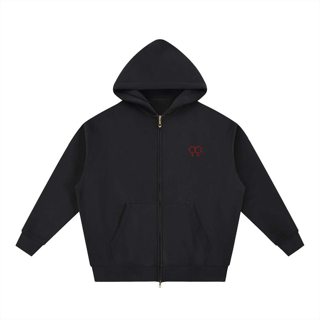 Double Venus Essential Oversized Fleece Hoodie
