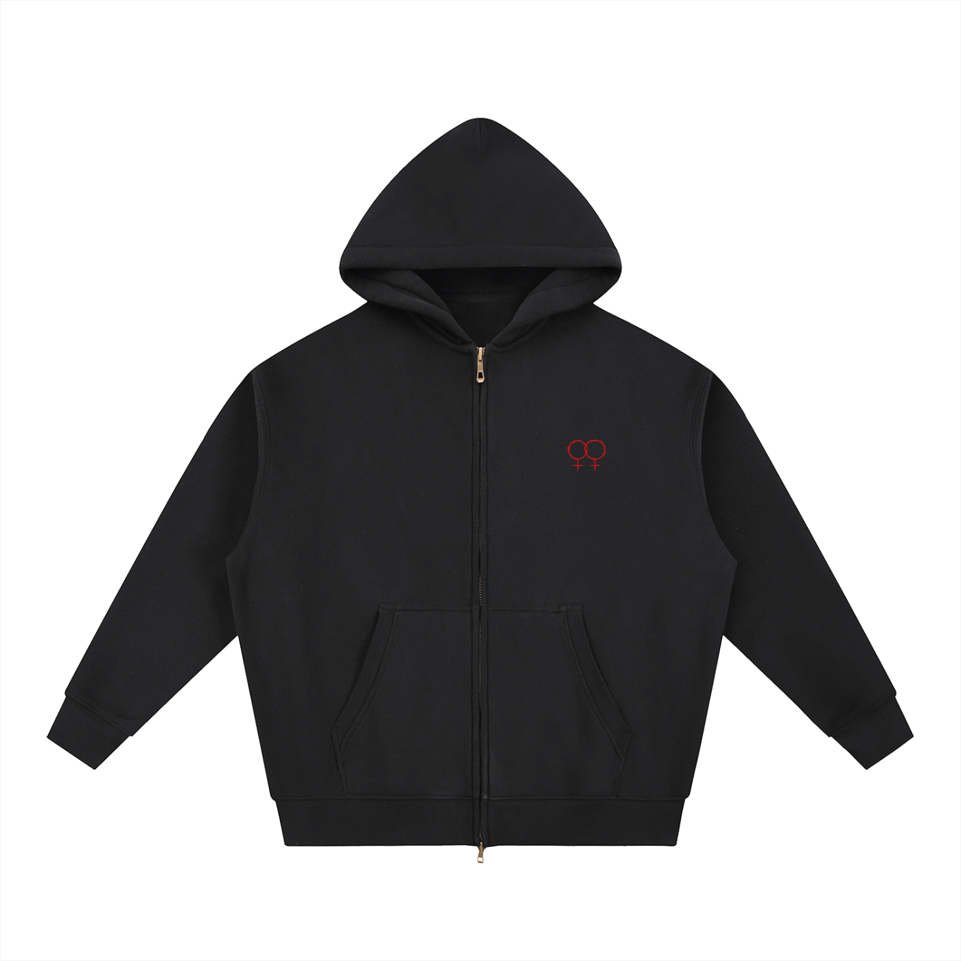 Double Venus Essential Oversized Fleece Hoodie