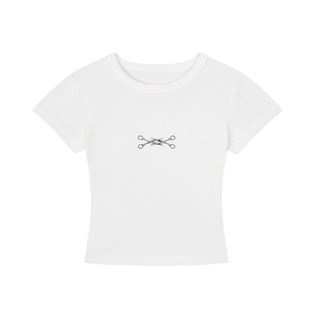 SCISSORS Cropped T-Shirt
