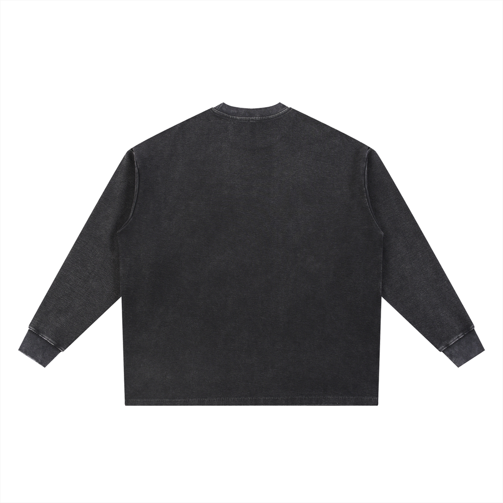 Double Venus Mineral Wash Waffle Oversized T-Shirt