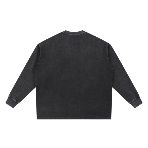 Double Venus Mineral Wash Waffle Oversized T-Shirt
