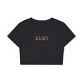Cunt Fitted Crop Cotton T-Shirt