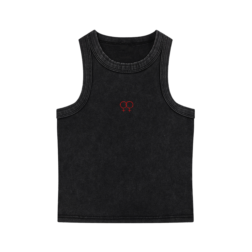 Double Venus Snow Washed Tank Top