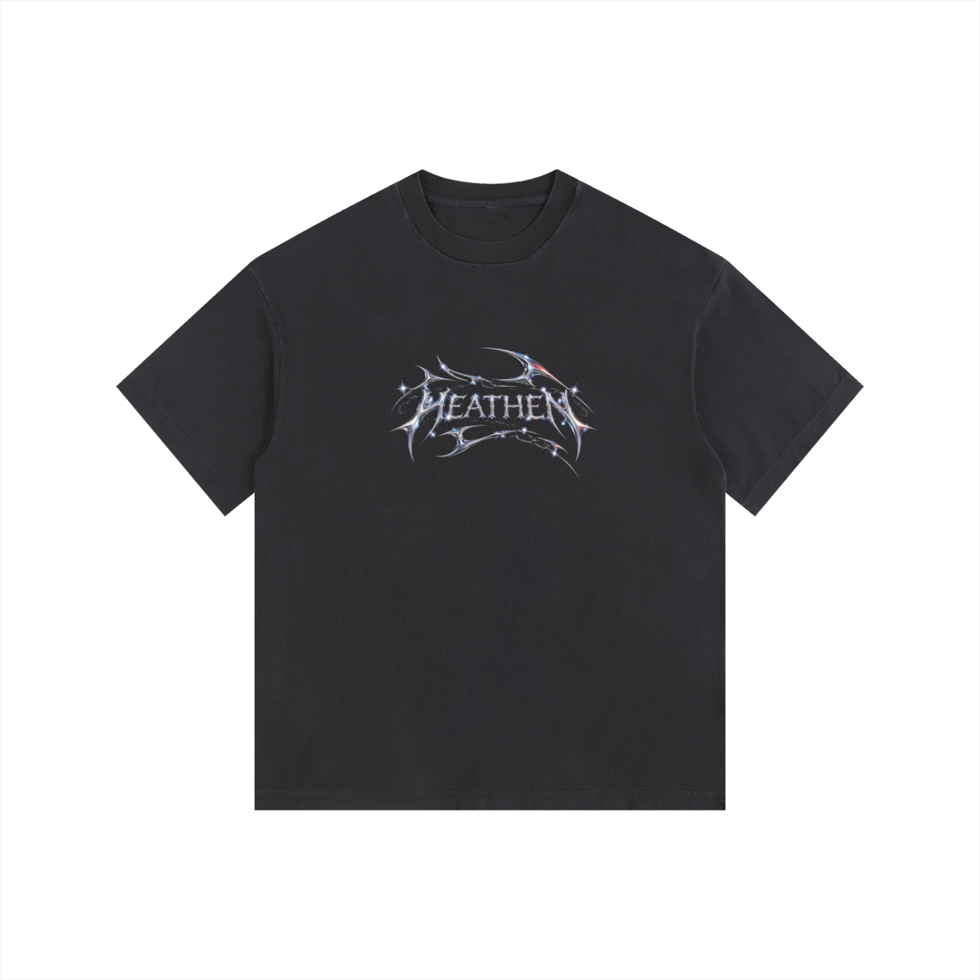 Heathen Vintage Washed Oversized Cotton T-Shirt