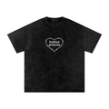 Lesbian Princess Snow Washed Oversized Cotton T-Shirt