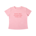 Kissing Girls Vintage Wash Slim Fit T-shirt