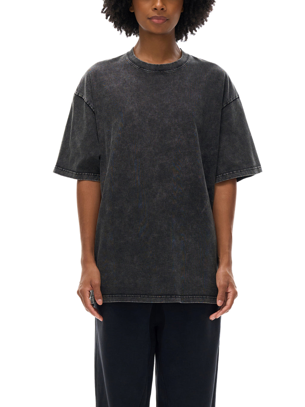 Lesbian Princess Snow Washed Oversized Cotton T-Shirt