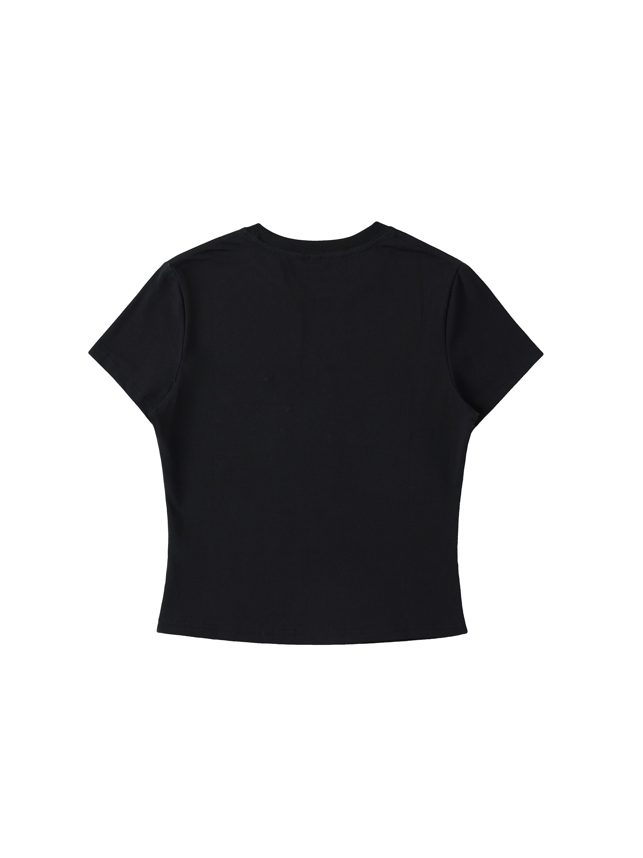 Double Venus Essential Bodycon Crewneck T-Shirt