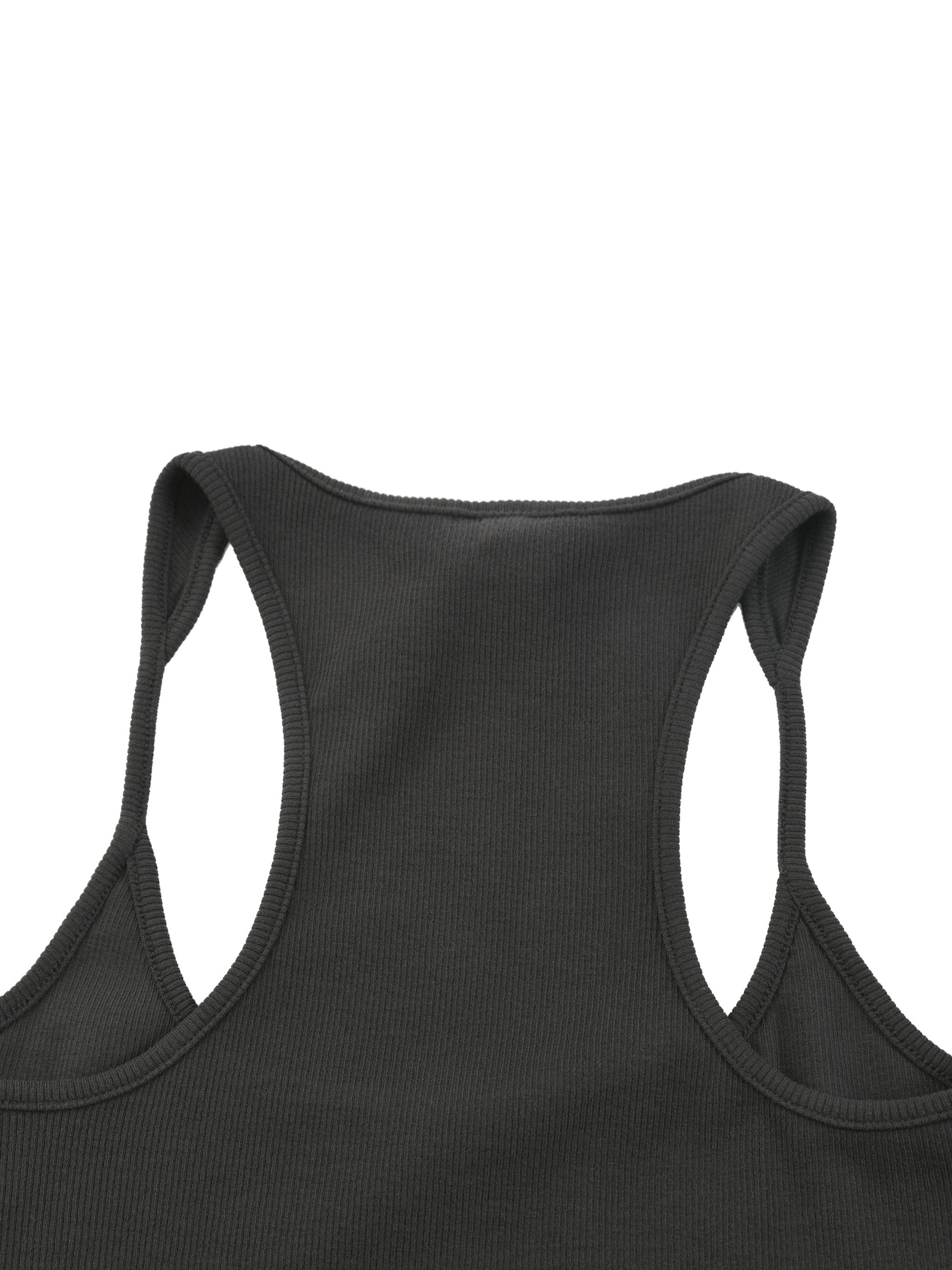 Double Venus Slim Fit Ribbed Racerback Tank Top